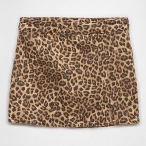 American Eagle Outfitters Leopard Print Skort 14